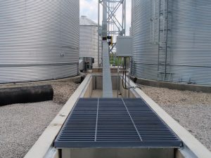 Drive over pit conveyor installed - front - 2